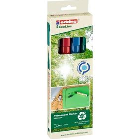 Edding 25 Ecoline 4 Renk Doldurulabilir Permanent Marker