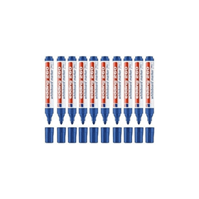 Edding 260 10'lu Paket Mavi Beyaz Yazı Tahtası Kalemi