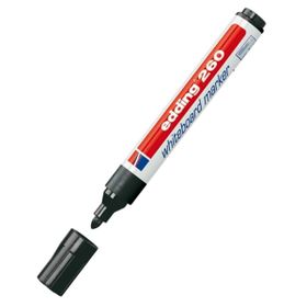 Edding 260 Siyah 1 Kalem Yuvarlak Uç 1,5-3 mm Beyaz Yazı Tahtası