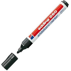 Edding 260 Siyah 1 Kalem Yuvarlak Uç 1,5-3 mm Beyaz Yazı Tahtası