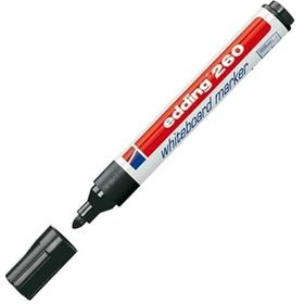 Edding 260 Siyah 1 Kalem Yuvarlak Uç 1,5-3 mm Beyaz Yazı Tahtası