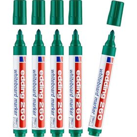 Edding 260 Yeşil 5'li Set Beyaz Tahta Kalemi
