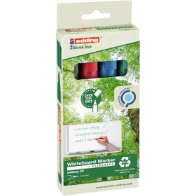 Edding 28 Ecoline 4'lü Beyaz Yazı Tahtası Kalemi