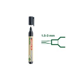 Edding 28 Ecoline Doldurulabilir Siyah 1 Adet Beyaz Tahta Kalemi