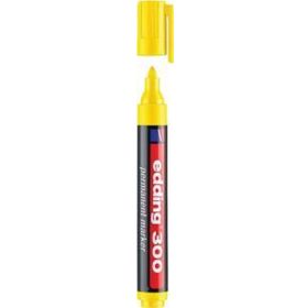 Edding 300 1.5-3 mm Permanent Sarı Markör Kalem