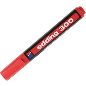Edding 300 Kırmızı 10'lu Marker Kalem