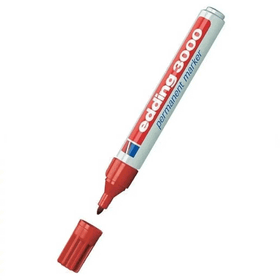 Edding 3000 Kırmızı Marker Kalem