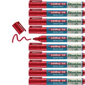 Edding 31 Ecoline 1.5-3 mm Kırmızı Markör Kalem