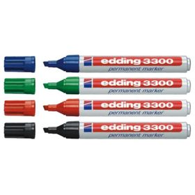 Edding 3300 1-5 mm Kesik Uçlu Permanent Markör Kalemi