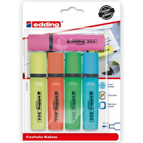 Edding 344 5 Adet Fosforlu Kalem Seti