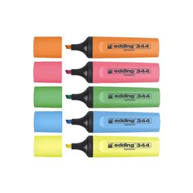 Edding 344 Highlighter İşaretleme 5 Renk Fosforlu Kalem