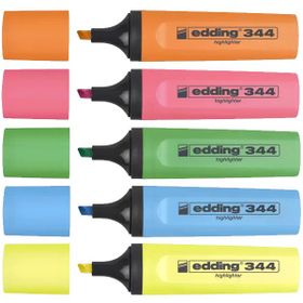 Edding 344 Highlighter İşaretleme 5 Renk Fosforlu Kalem