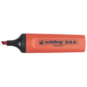 Edding 344 Kırmızı Nar Çiçeği 10 Adet Fosforlu Kalem