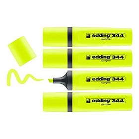 Edding 344 Sarı 4'lü Fosforlu Kalem