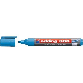 Edding 360 Açık Mavi 1 Beyaz Tahta Kalemi