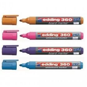 Edding 360 Silinebilir Board Marker 4 Adet Kahverengi Beyaz Tahta Kalemi