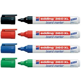 Edding 360xl 4 Ana Renk Beyaz Tahta Kalemi