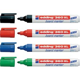 Edding 360xl 4 Ana Renk Beyaz Tahta Kalemi
