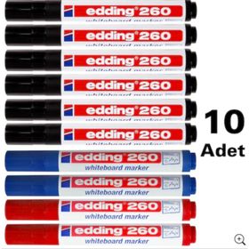 Edding 360Xl 4'lü Kırmızı Beyaz Tahta Kalemi