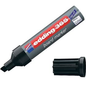 Edding 365 Kesik Uçlu Kalın Siyah 7 mm Yazı Tahtası Kalemi