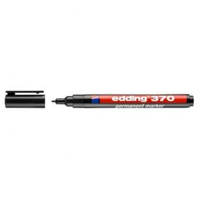 Edding 370 Permanent Siyah Asetat Kalem