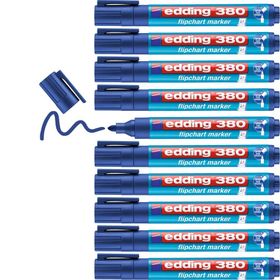 Edding 380 Flipchart Mavi 10'lu Markör Kalem