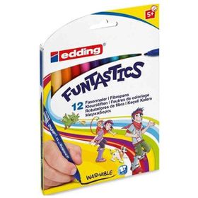 Edding 4-15-12 Funtastİcs 12'li Set İnce Keçeli Kalem
