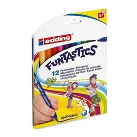 Edding 4-15-12 Funtastİcs 12'li Set İnce Keçeli Kalem