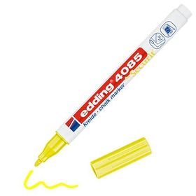 Edding 4085 Fosforlu Sarı Likit Tebeşir Kalemi