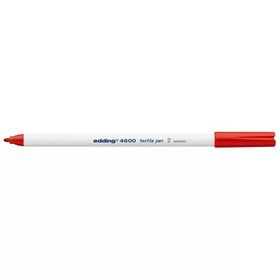 Edding 4600 1 mm Red Tekstil Kalemi