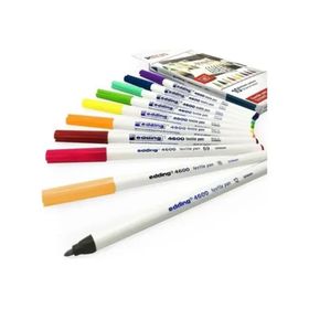 Edding 4600 10 Renk Yıkanabilir Kumaş Boyama Kalem Seti