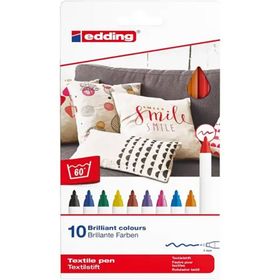 Edding 4600 Tekstil Kumaş Kalemi Seti 10 Renk