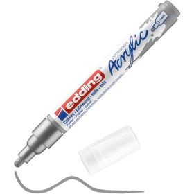 Edding 5100 2-3 mm Gümüş Akrilik Boyama Markörü