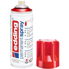 Edding 5200 Trafik Kırmızı Parlak Permanent 200 ml Sprey Akrilik Boya