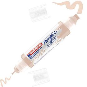 Edding 5400 Çift Uçlu 3D Double Liner Anzer Bej Akrilik Marker Kalem