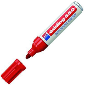 Edding 550 Kırmızı Uç Marker Kalem