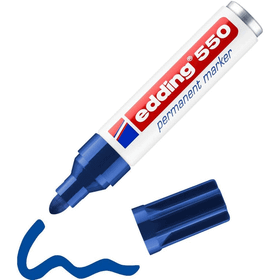 Edding 550 Mavi Uç Marker Kalem