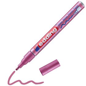 Edding 751 Hobi Sanat Metalik Pembe Tam Örtücü Markör