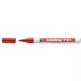 Edding 751 Tam Örtücü Kırmızı Boya Markörü