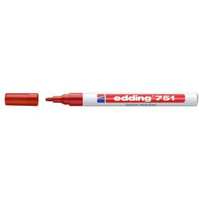 Edding 751 Tam Örtücü Kırmızı Boya Markörü