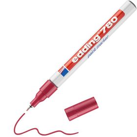 Edding 780 0.8 mm Yuvarlak Uç Kırmızı Boya Dekorasyon Markörü