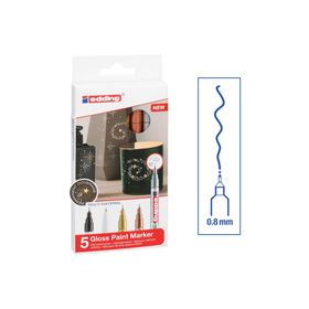 Edding 780 Gloss Ana Renkler 0.8mm 5'li Set Paint Marker