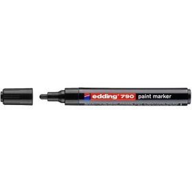 Edding 790 2-4 MM Siyah Çok Amaçlı Örtücü Boyama Dekorasyon Markörü