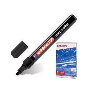 Edding 790 2-4 mm Siyah Çok Amaçlı Örtücü Boyama Dekorasyon Markörü