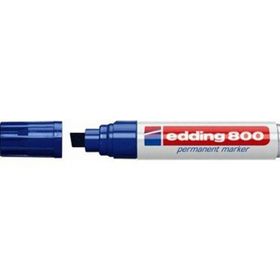 Edding 800 Kesik Uç Mavi Permanent Markör Kalem