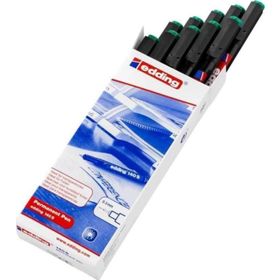 Edding Asetat Kalemi Permanent S Seri 0.3 mm Yeşil Cd Kalemi Asetat Kalemi