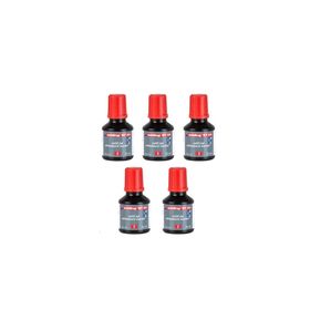 Edding BT30 30 ml 5'li Set Kırmızı Yazı Tahtası Kalemi Mürekkebi