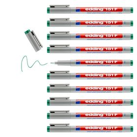 Edding E-151F Gri 10'lu Asetat Kalem
