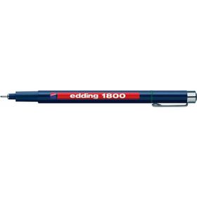 Edding E-1800 0.7mm Yeşil Teknik Çizim Kalemi