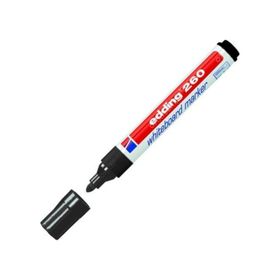 Edding E-260 1.5-3 mm Yuvarlak Uçlu Siyah Beyaz Tahta Kalemi